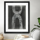 Grey Linear Path IV by Jennifer Goldberger on GIANT ART - white abstract