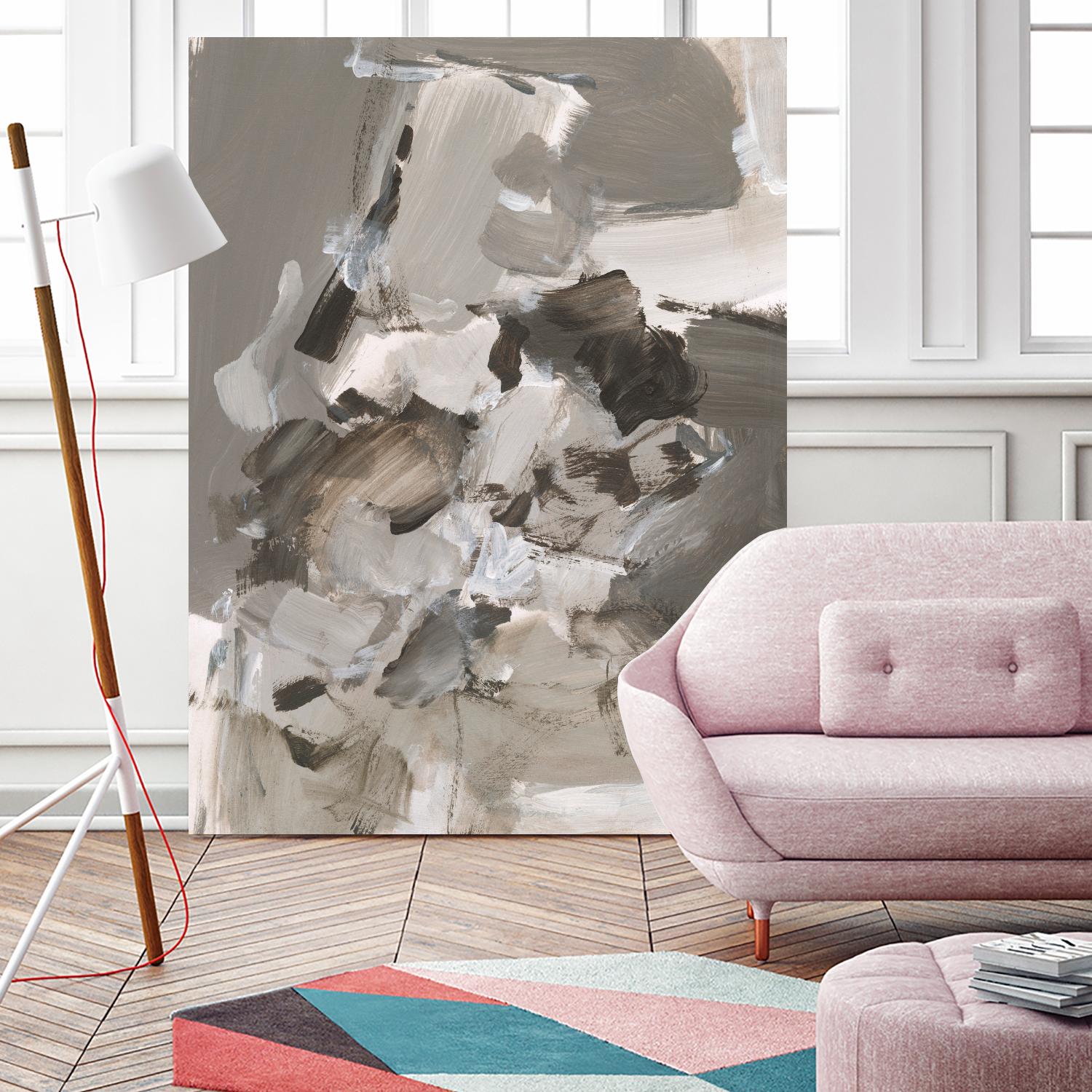 Math Problem I by Christina Long on GIANT ART - beige abstract abstract