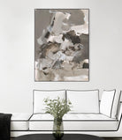Math Problem I by Christina Long on GIANT ART - beige abstract abstract