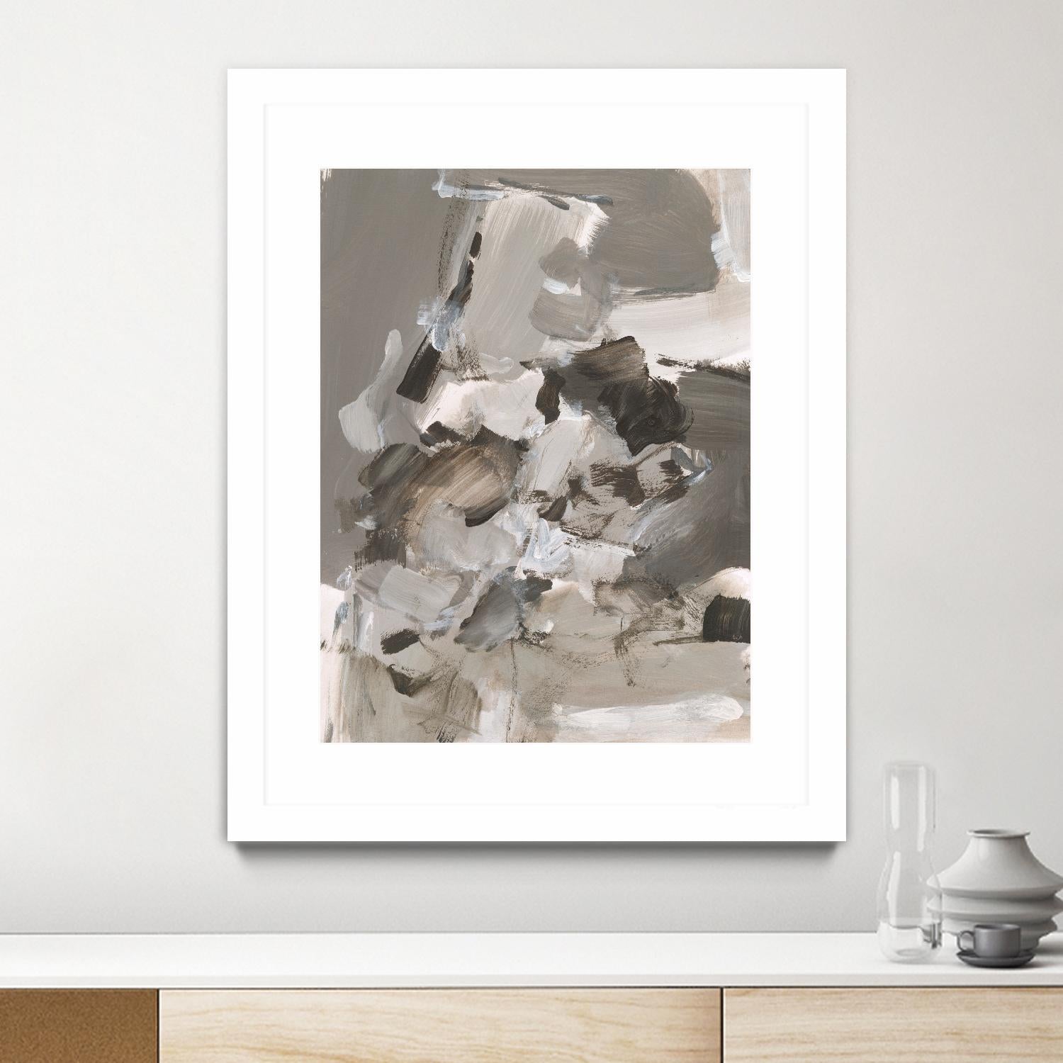 Math Problem I by Christina Long on GIANT ART - beige abstract abstract