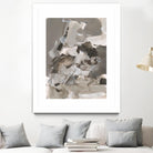 Math Problem I by Christina Long on GIANT ART - beige abstract abstract