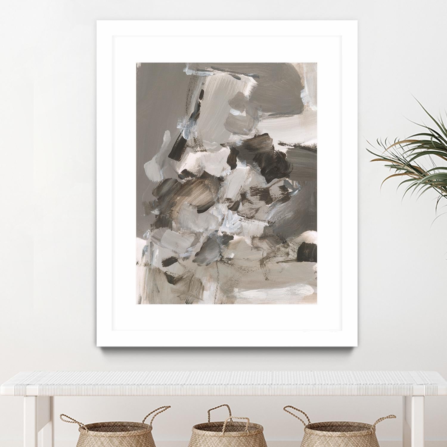 Math Problem I by Christina Long on GIANT ART - beige abstract abstract