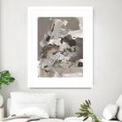 Math Problem I by Christina Long on GIANT ART - beige abstract abstract