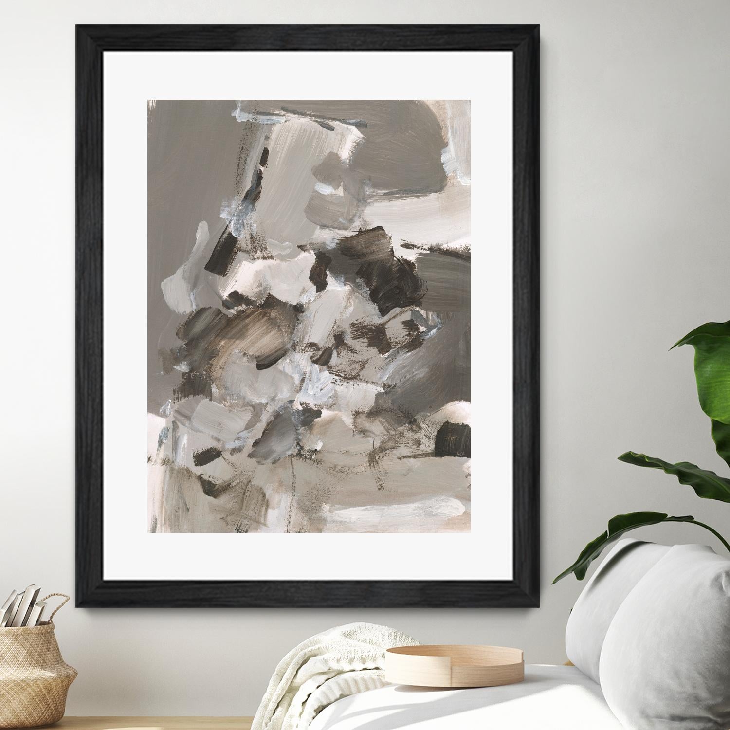 Math Problem I by Christina Long on GIANT ART - beige abstract abstract