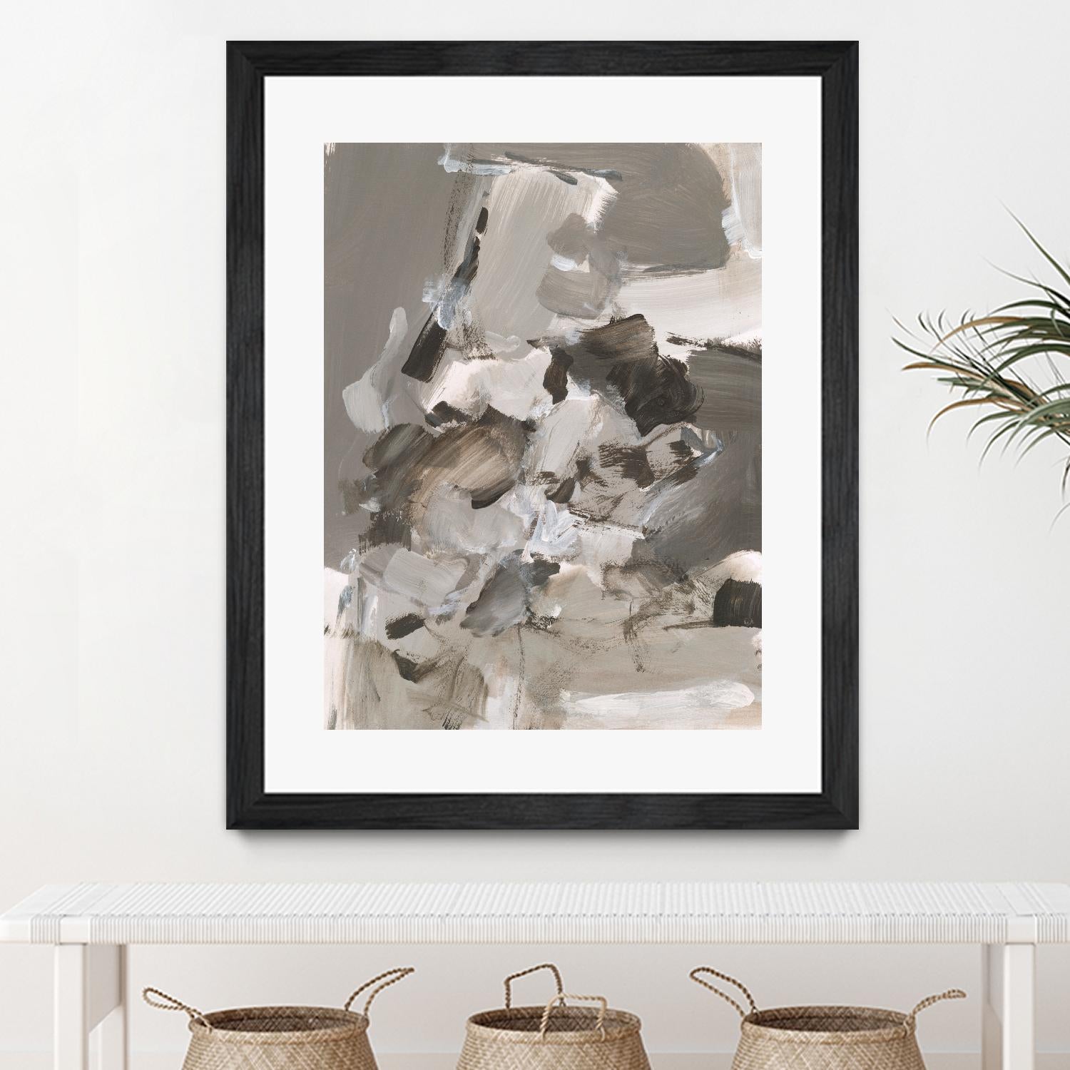 Math Problem I by Christina Long on GIANT ART - beige abstract abstract