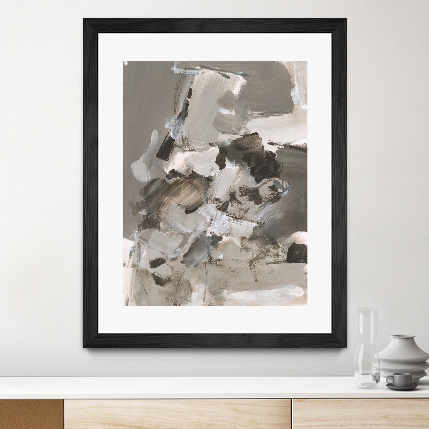 Math Problem I by Christina Long on GIANT ART - beige abstract abstract