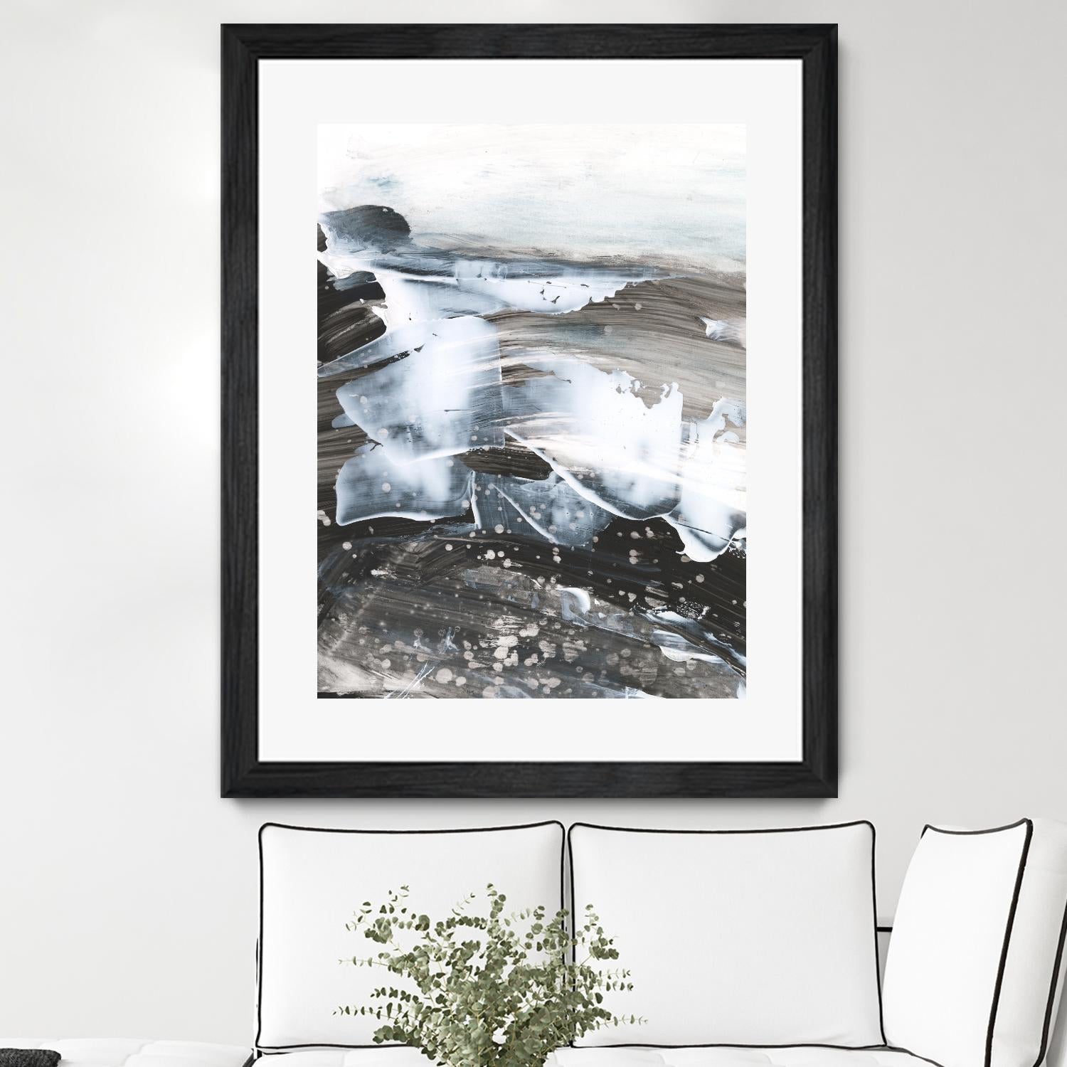 Blizzard Conditions II by Ethan Harper on GIANT ART - white abstract abstract