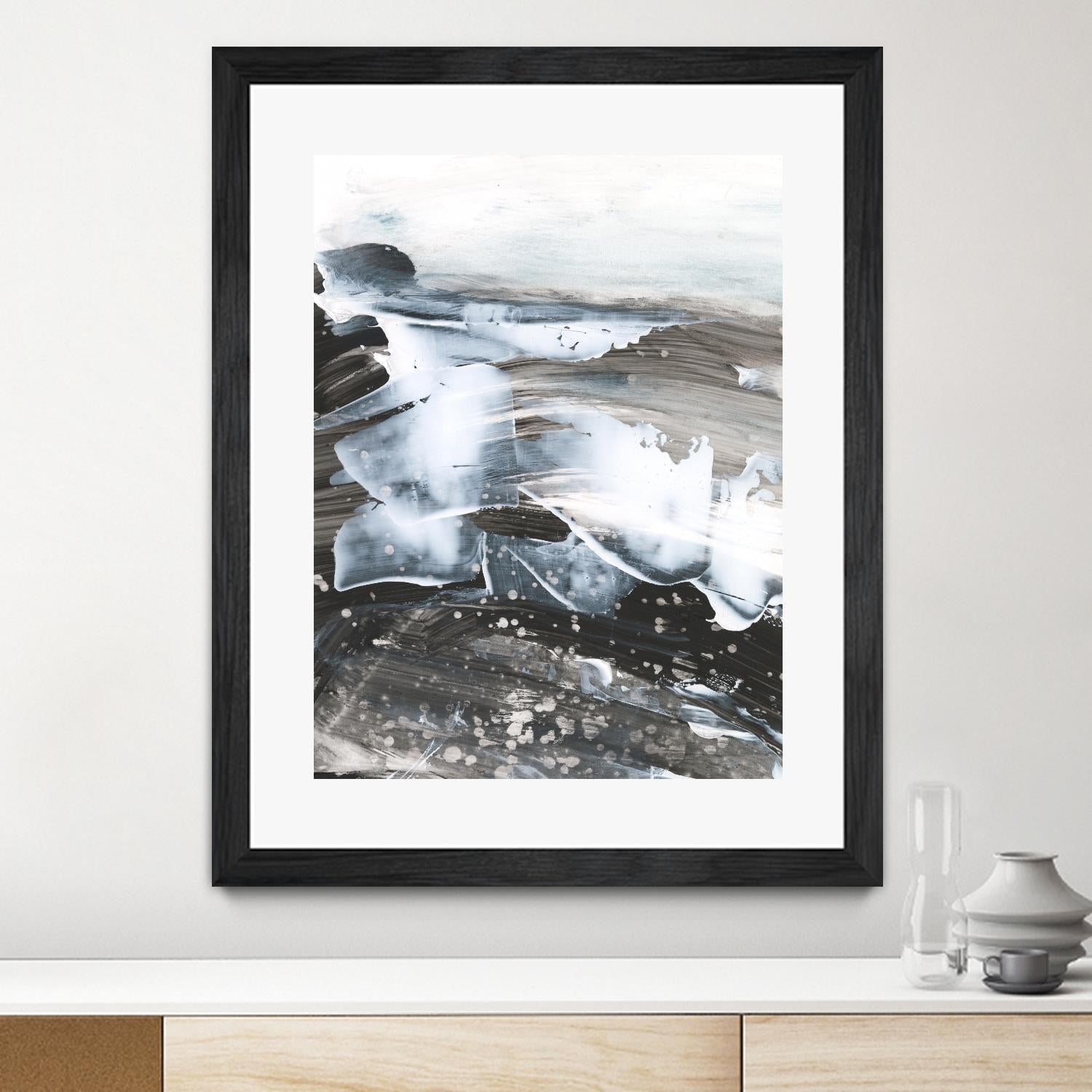 Blizzard Conditions II by Ethan Harper on GIANT ART - white abstract abstract