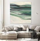 Green Mesa I by June Vess on GIANT ART - beige abstract abstract