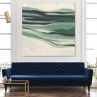 Green Mesa I by June Vess on GIANT ART - beige abstract abstract