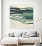 Green Mesa I by June Vess on GIANT ART - beige abstract abstract