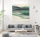 Green Mesa I by June Vess on GIANT ART - beige abstract abstract