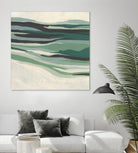 Green Mesa I by June Vess on GIANT ART - beige abstract abstract