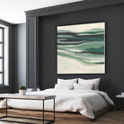 Green Mesa I by June Vess on GIANT ART - beige abstract abstract