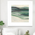 Green Mesa I by June Vess on GIANT ART - beige abstract abstract