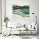 Green Mesa I by June Vess on GIANT ART - beige abstract abstract