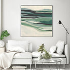 Green Mesa I by June Vess on GIANT ART - beige abstract abstract