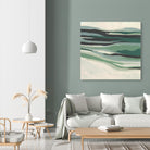 Green Mesa I by June Vess on GIANT ART - beige abstract abstract