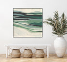 Green Mesa I by June Vess on GIANT ART - beige abstract abstract