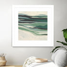 Green Mesa I by June Vess on GIANT ART - beige abstract abstract