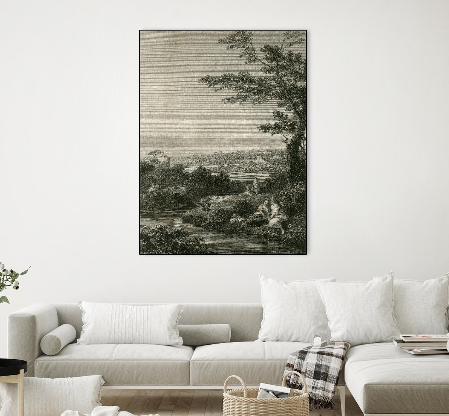 The Waterfall by F. Zuccherelli on GIANT ART - sea scene