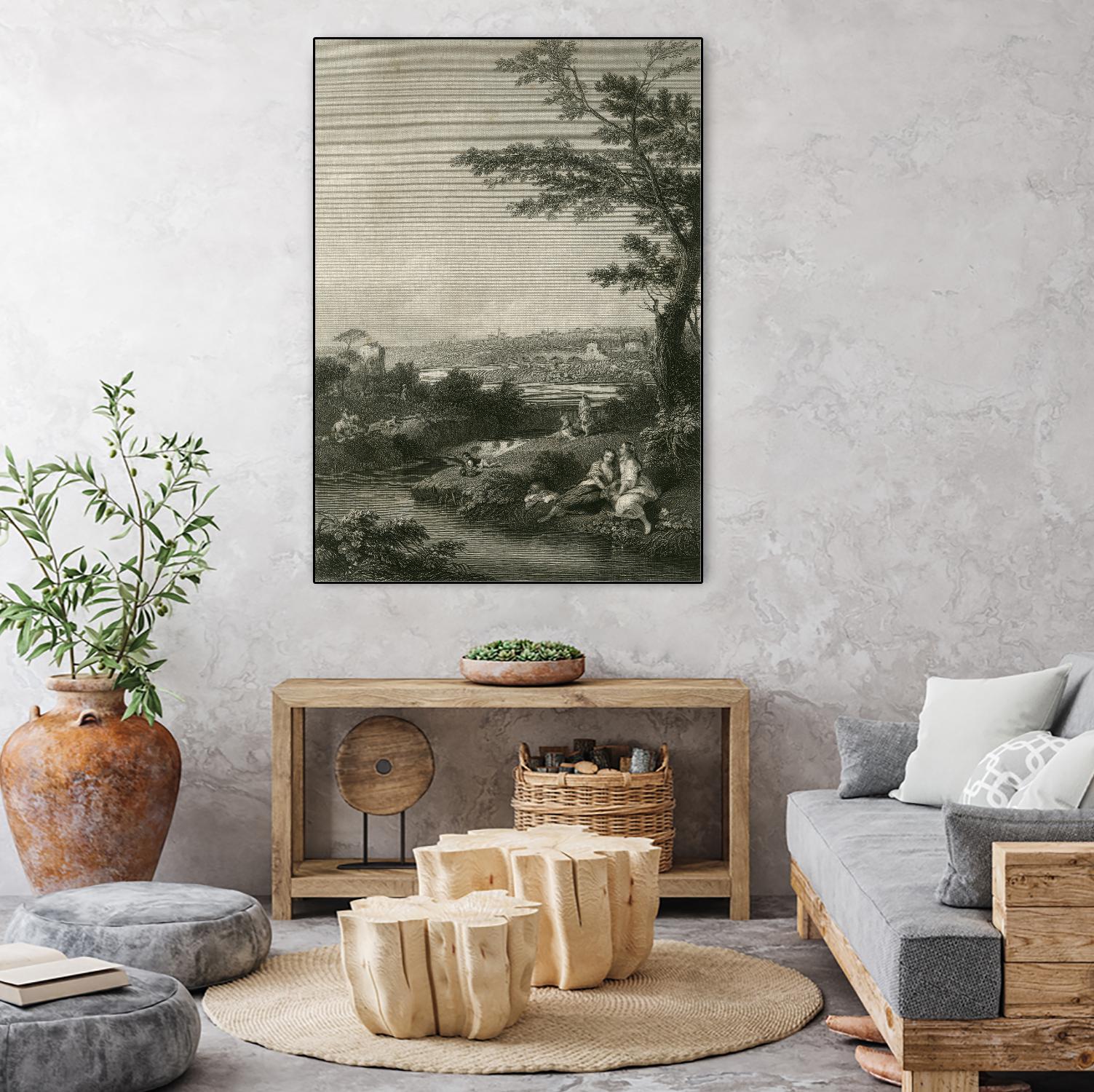 The Waterfall by F. Zuccherelli on GIANT ART - sea scene