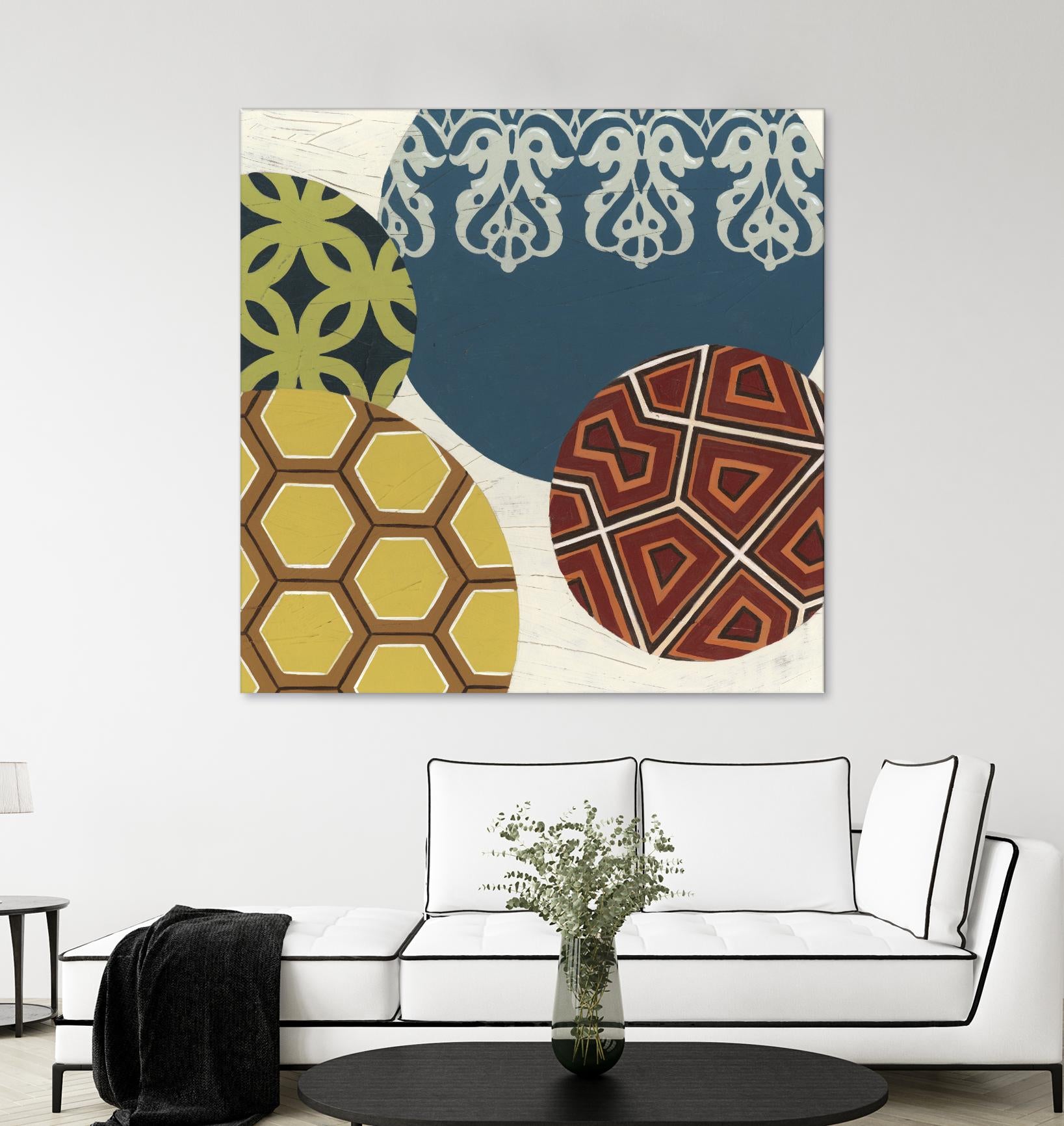 Paper Lanterns III by June Erica Vess on GIANT ART - abstract