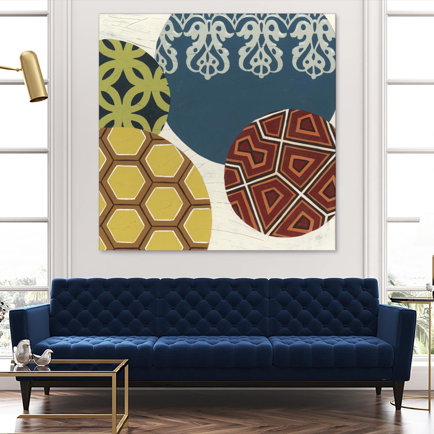 Paper Lanterns III by June Erica Vess on GIANT ART - abstract