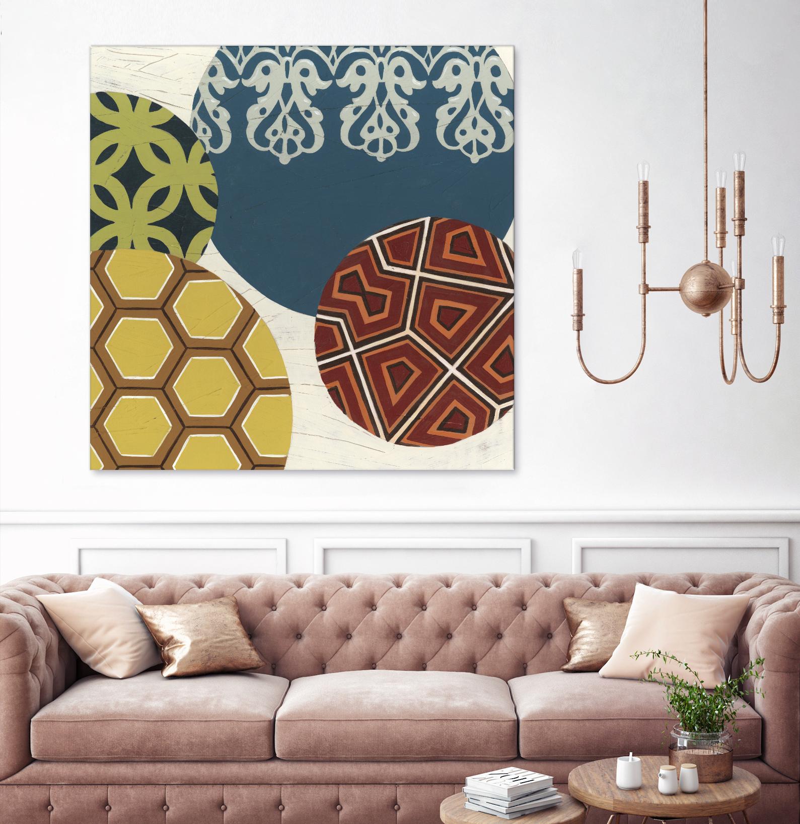 Paper Lanterns III by June Erica Vess on GIANT ART - abstract