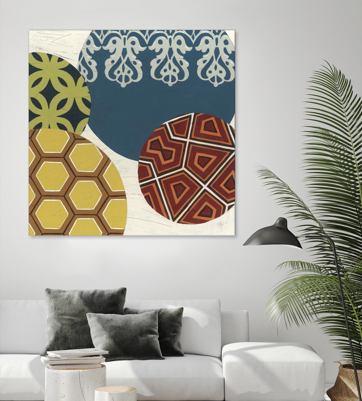 Paper Lanterns III by June Erica Vess on GIANT ART - abstract