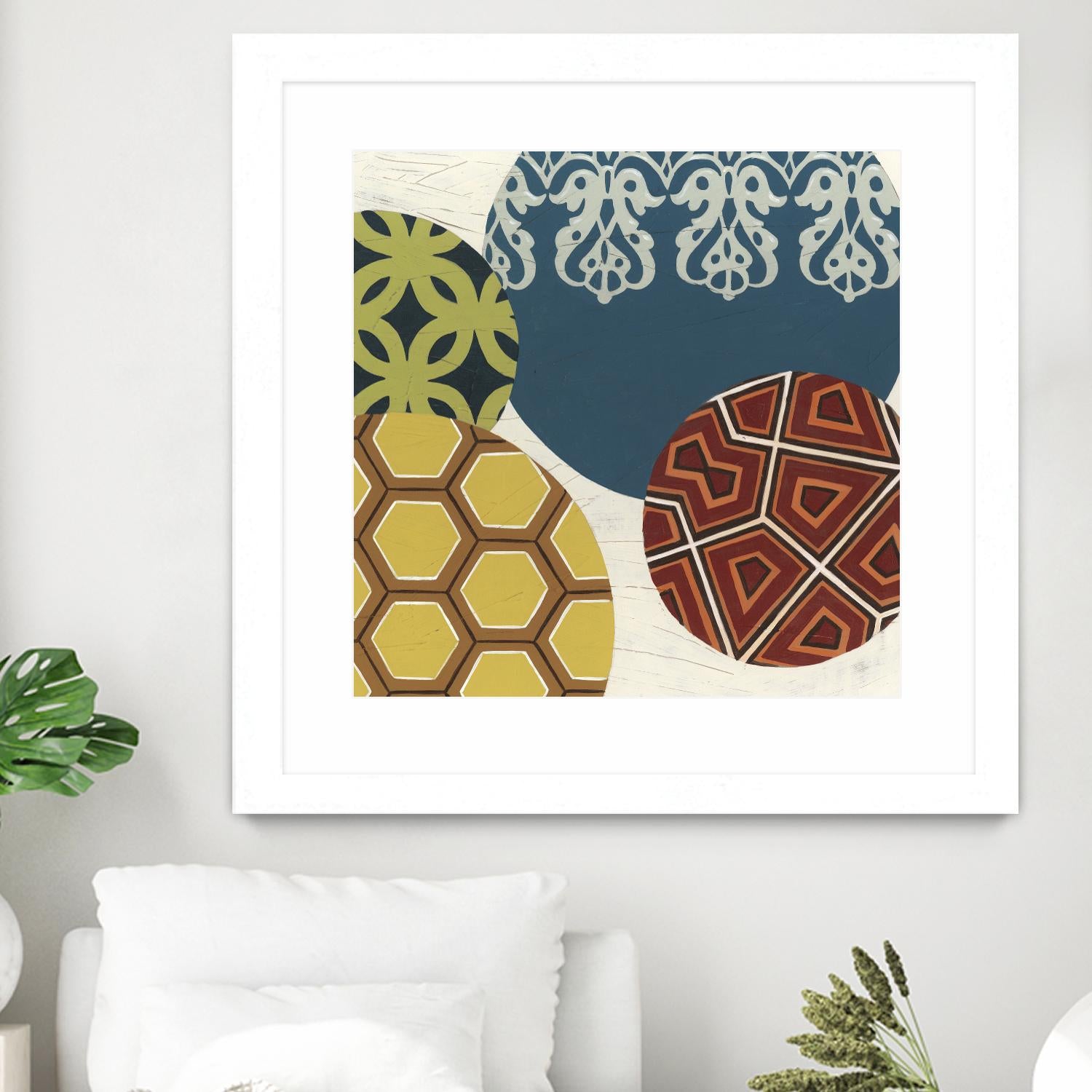 Paper Lanterns III by June Erica Vess on GIANT ART - abstract