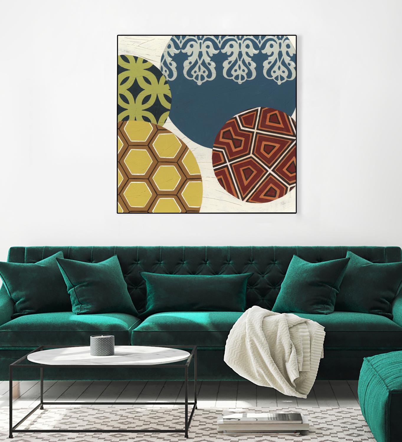 Paper Lanterns III by June Erica Vess on GIANT ART - abstract