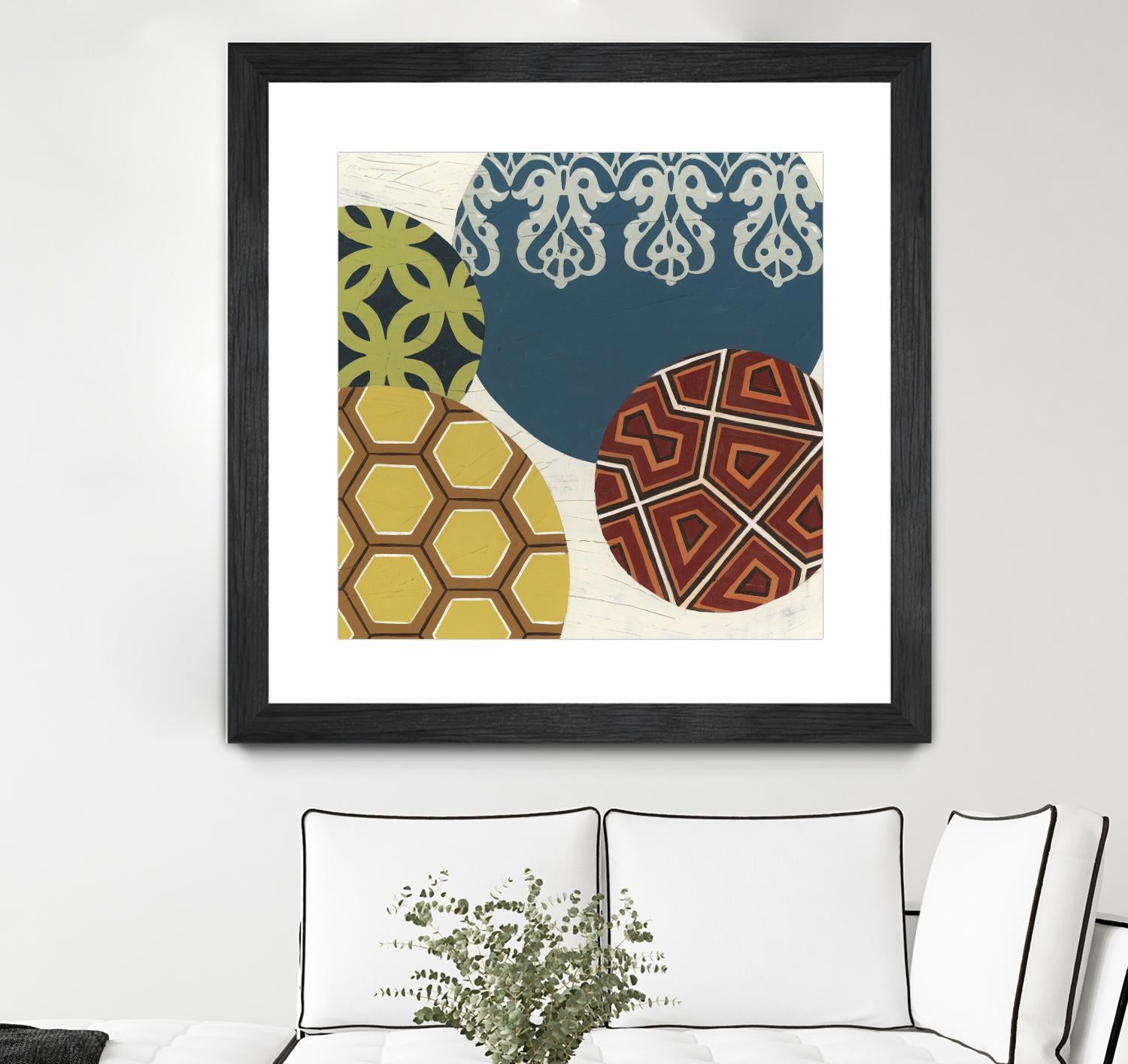 Paper Lanterns III by June Erica Vess on GIANT ART - abstract