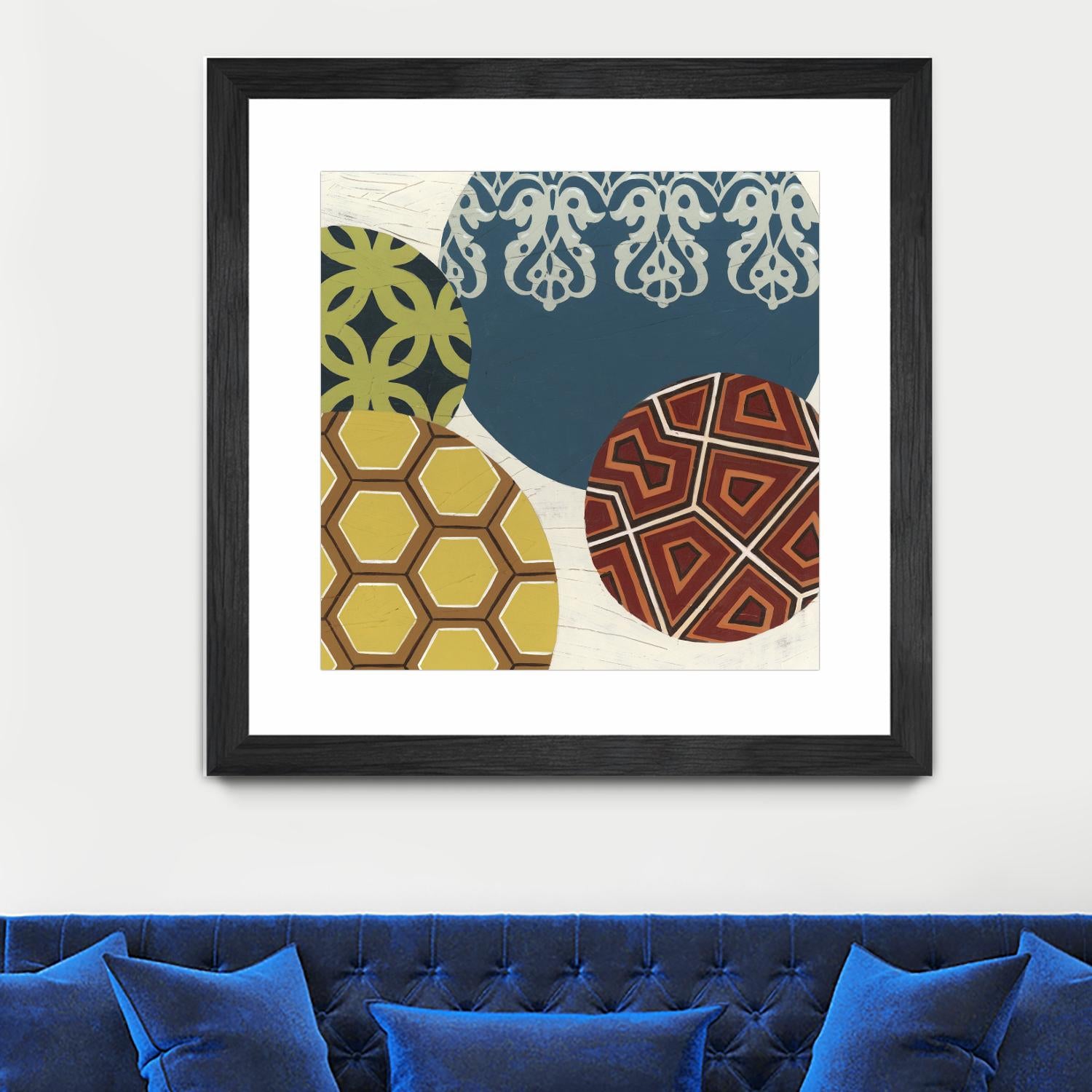 Paper Lanterns III by June Erica Vess on GIANT ART - abstract