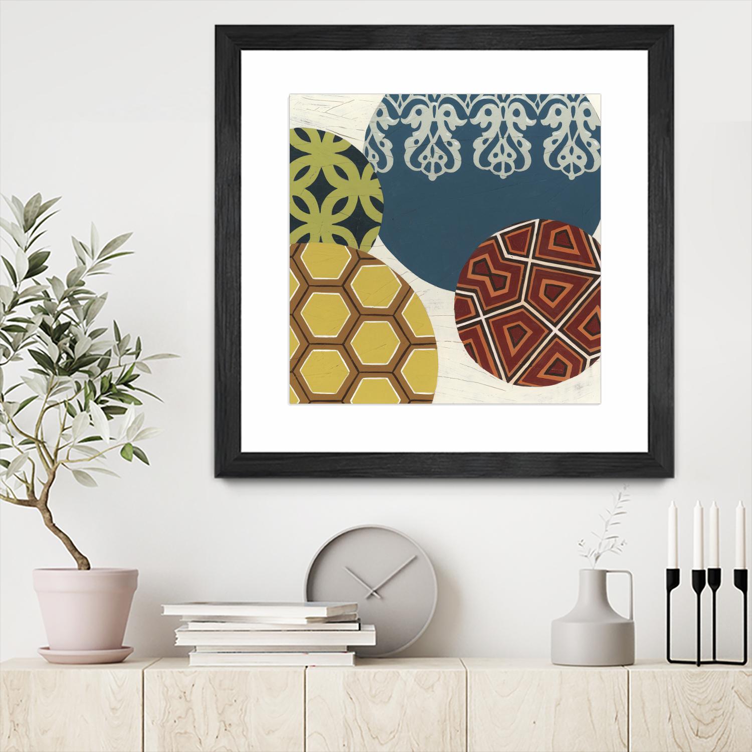 Paper Lanterns III by June Erica Vess on GIANT ART - abstract