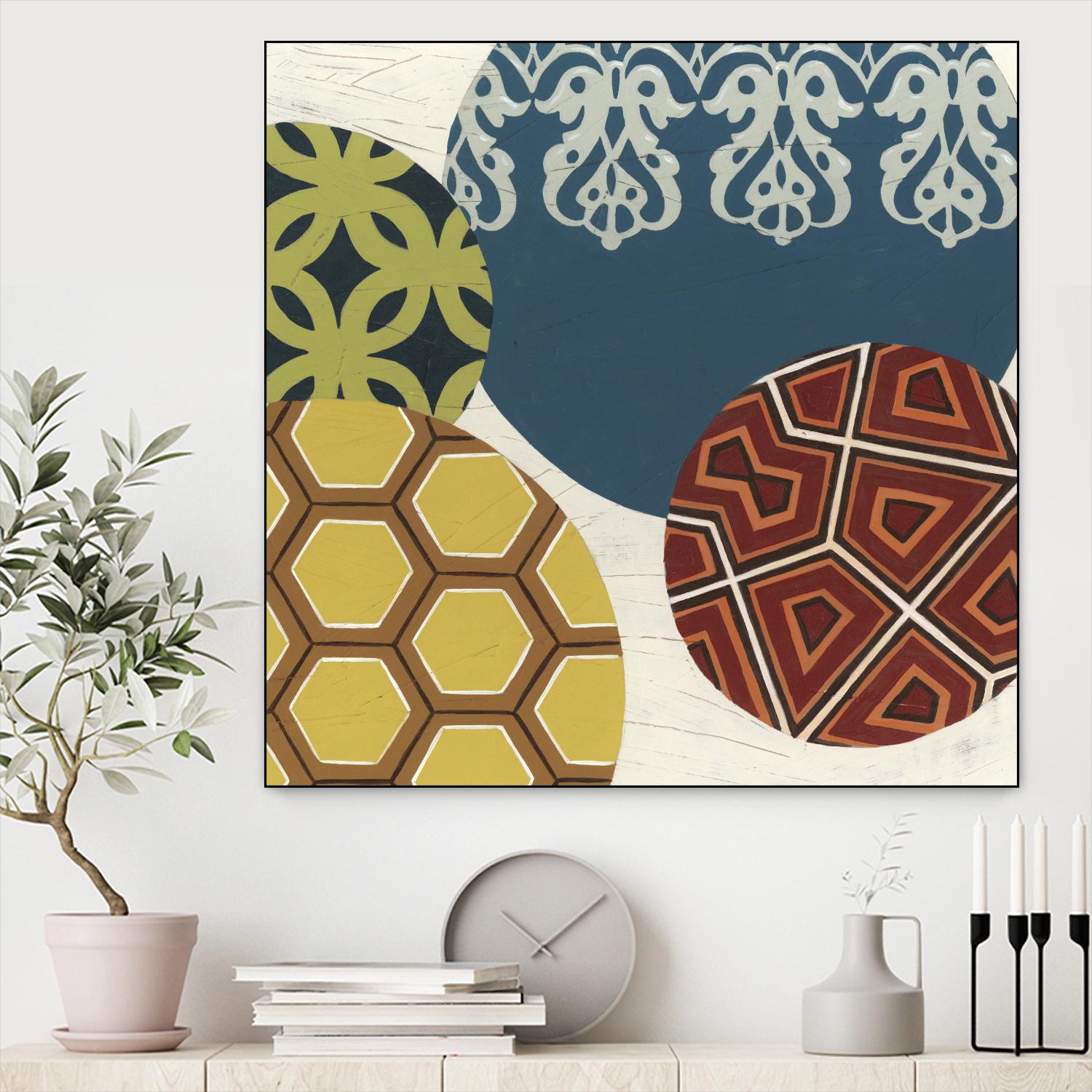 Paper Lanterns III by June Erica Vess on GIANT ART - abstract