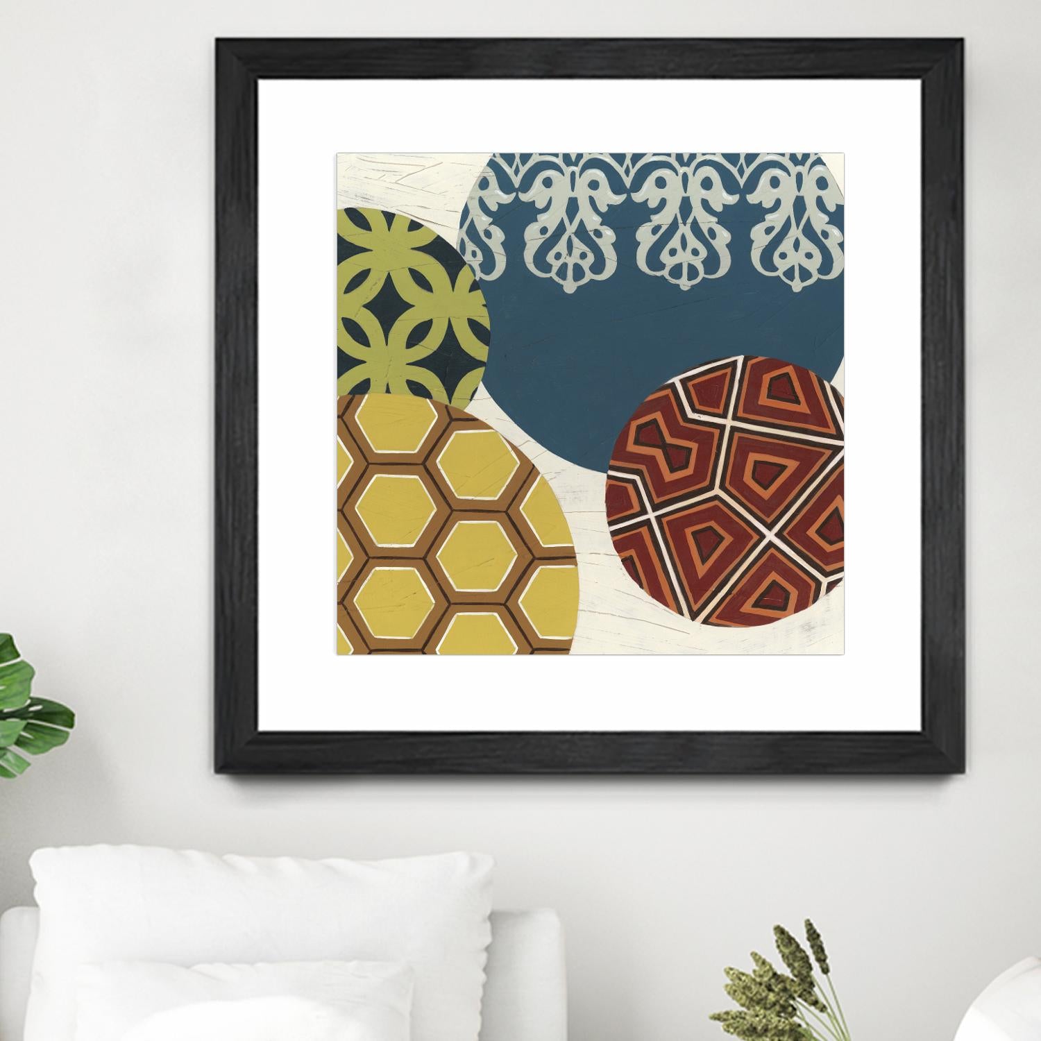 Paper Lanterns III by June Erica Vess on GIANT ART - abstract