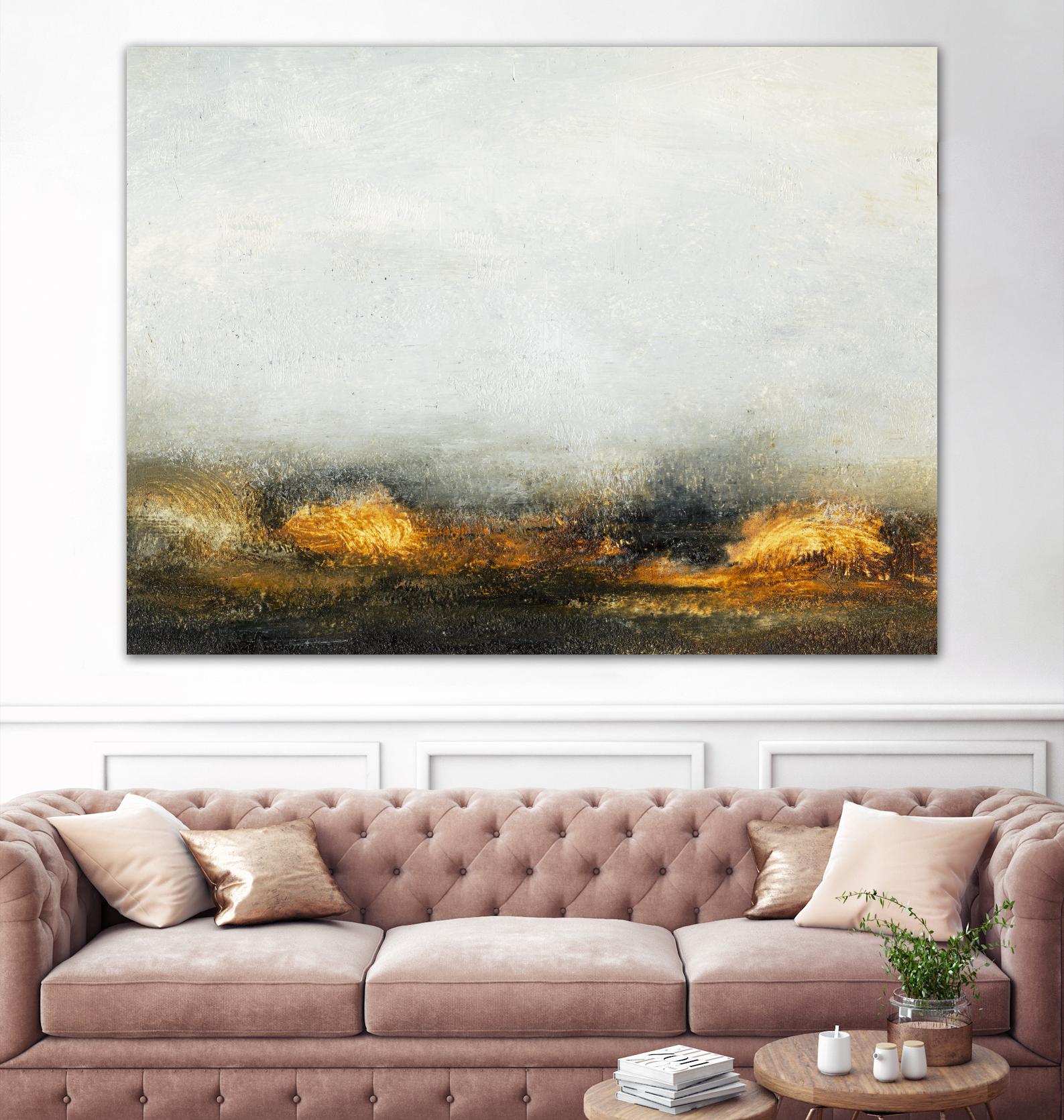 Land III by Sharon Gordon on GIANT ART - brown abstract