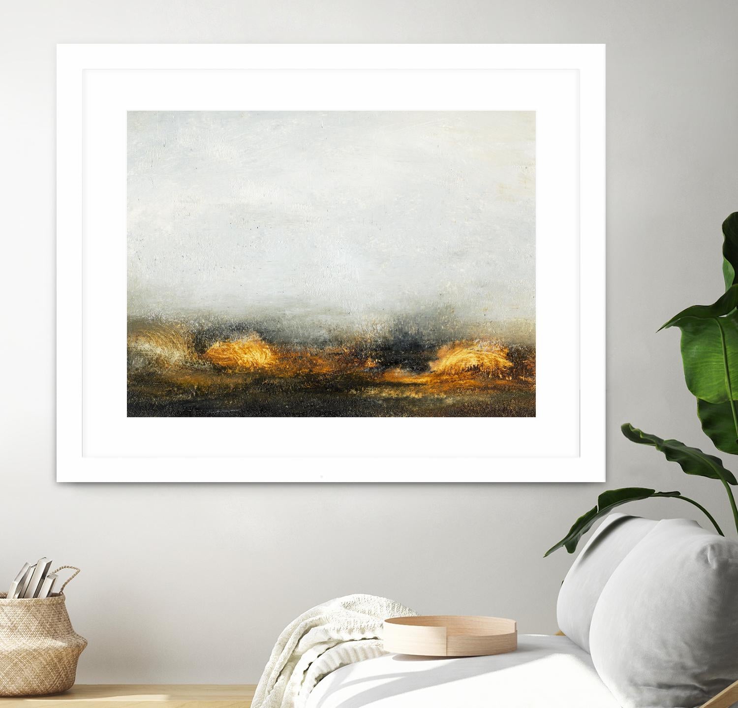 Land III by Sharon Gordon on GIANT ART - brown abstract