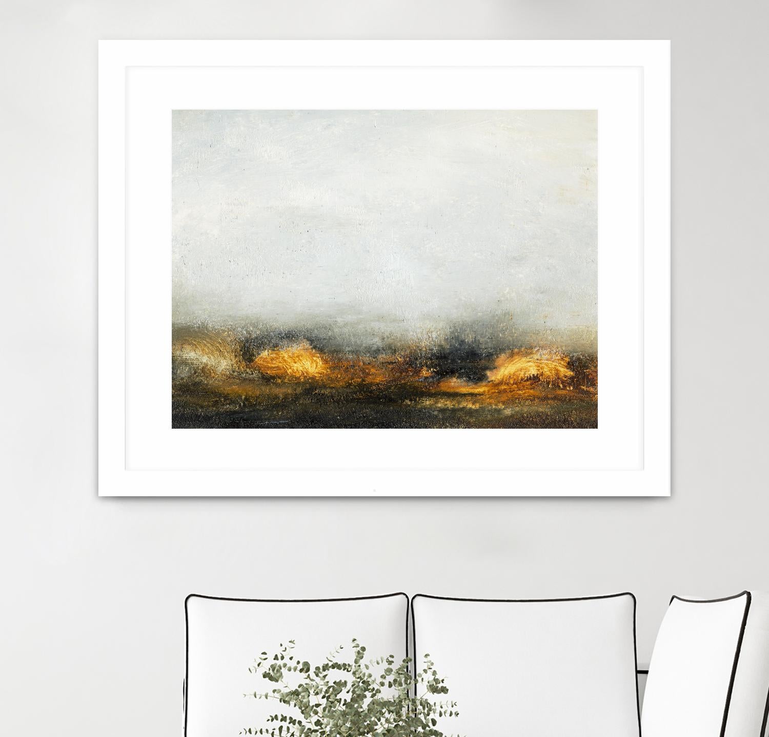 Land III by Sharon Gordon on GIANT ART - brown abstract