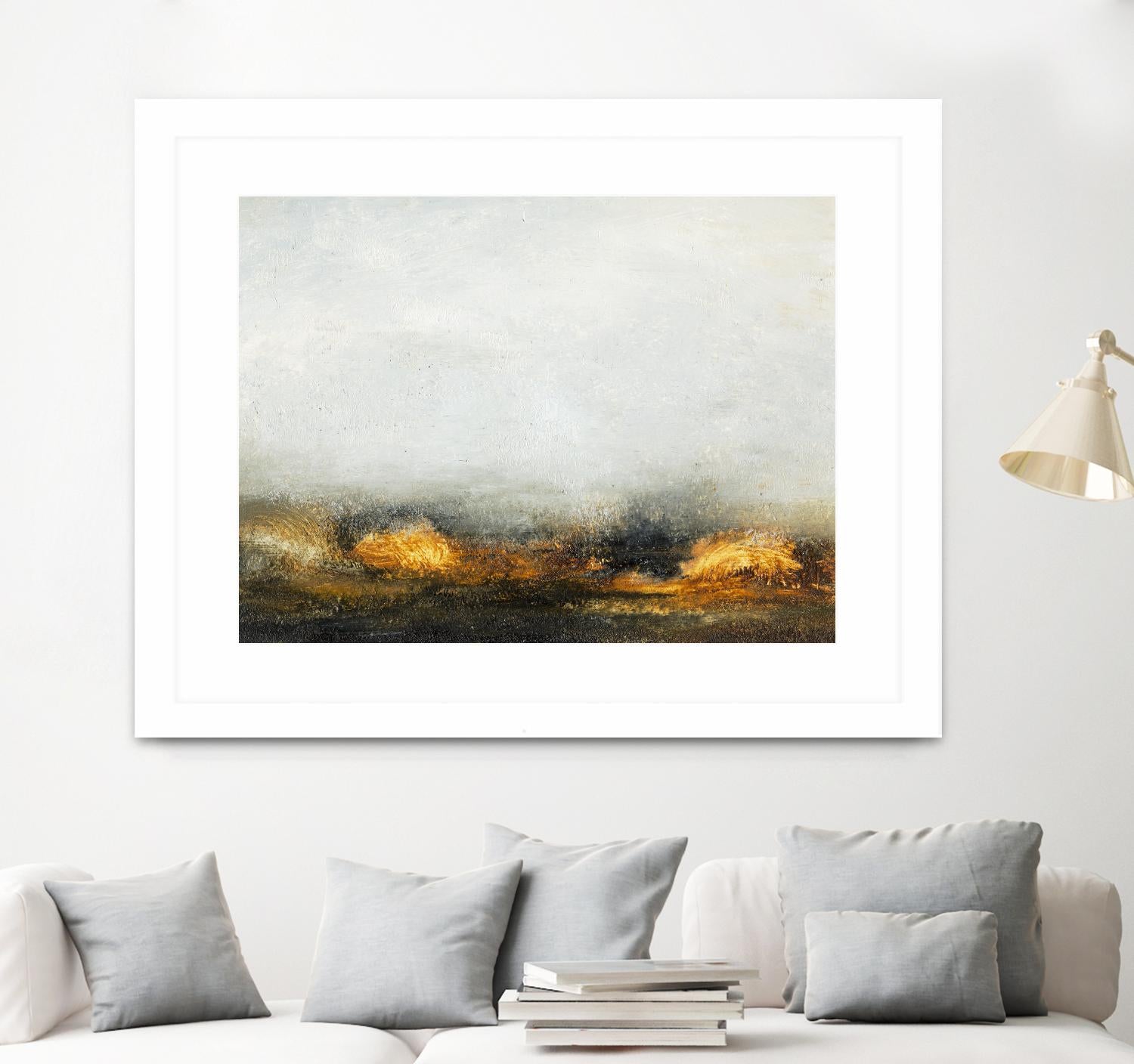 Land III by Sharon Gordon on GIANT ART - brown abstract