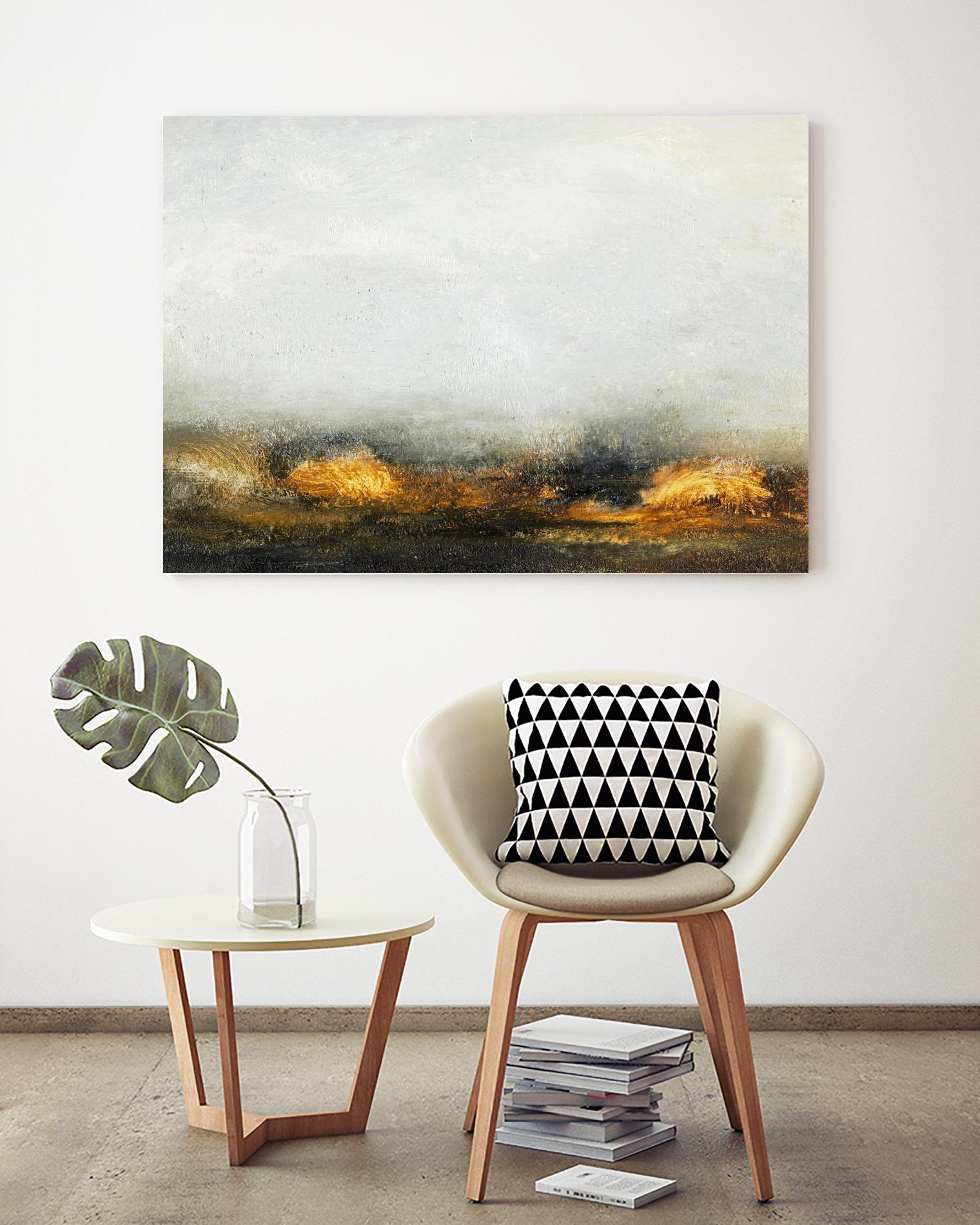 Land III by Sharon Gordon on GIANT ART - brown abstract