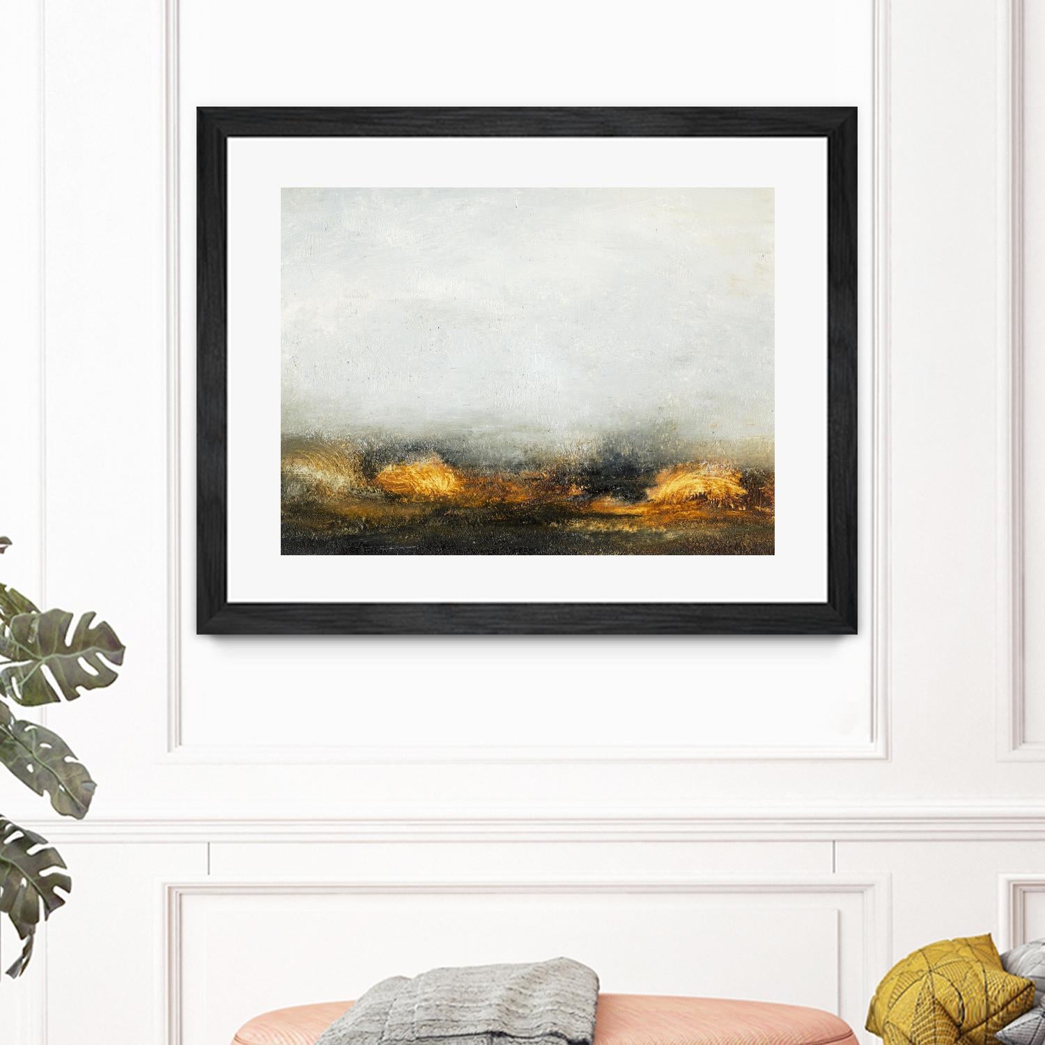 Land III by Sharon Gordon on GIANT ART - brown abstract