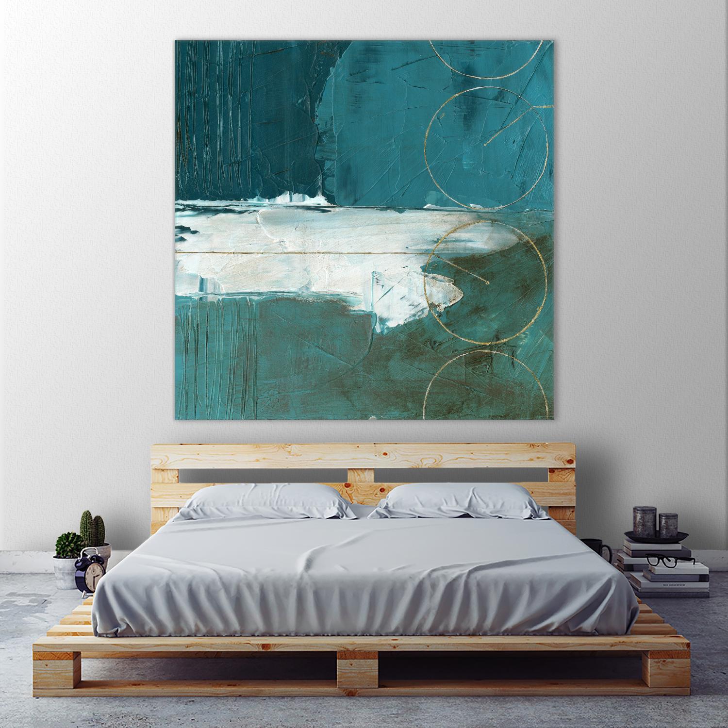 Seabound II by June Erica Vess on GIANT ART - blue abstract