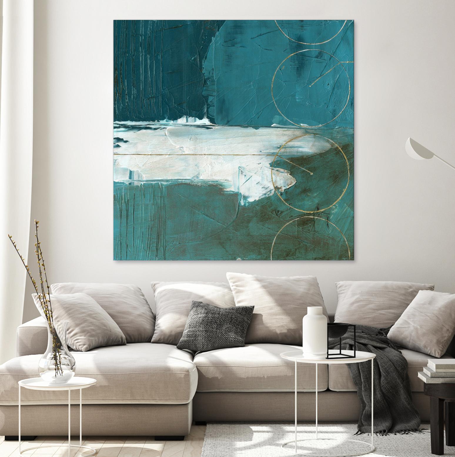 Seabound II by June Erica Vess on GIANT ART - blue abstract