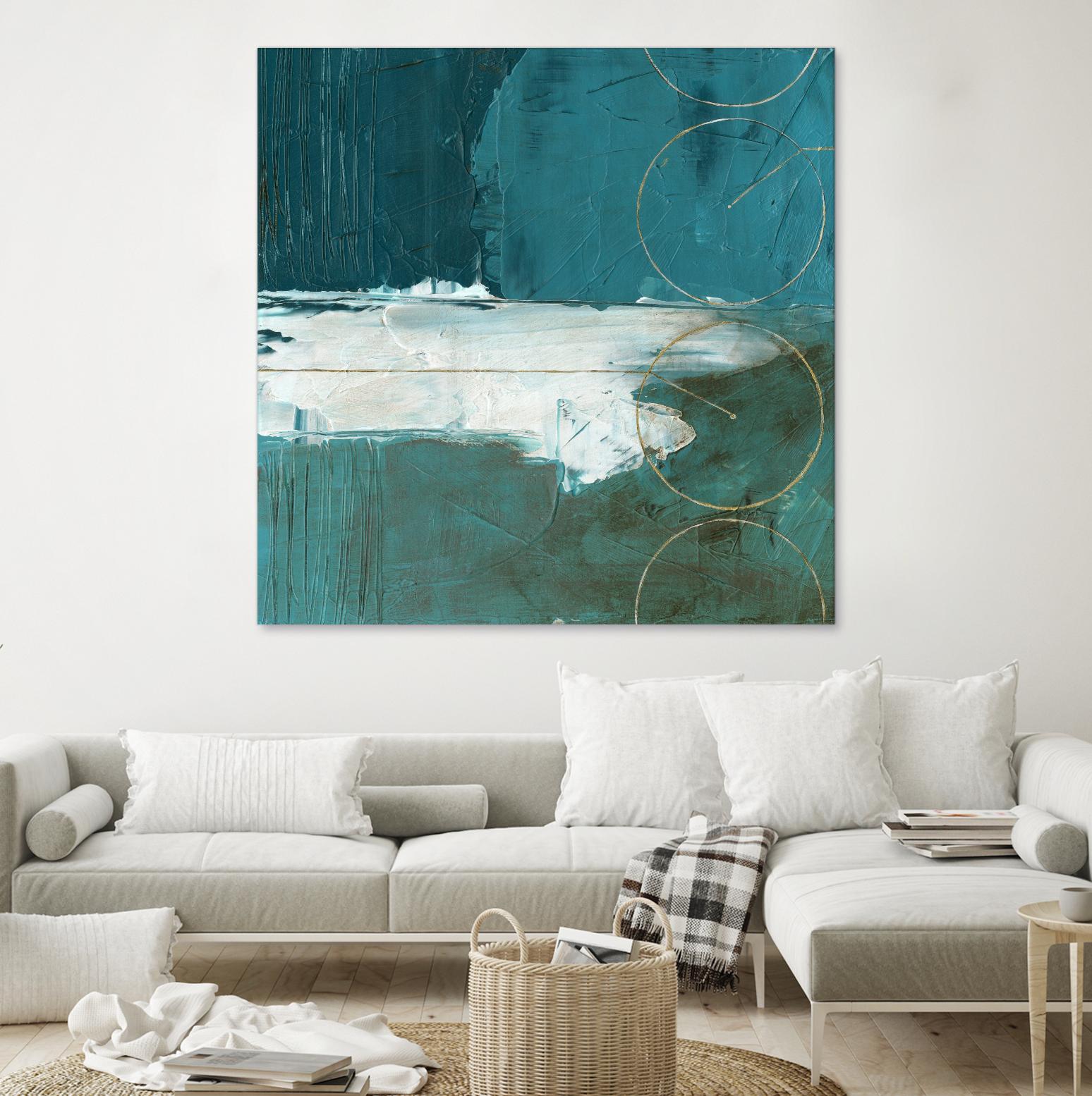 Seabound II by June Erica Vess on GIANT ART - blue abstract