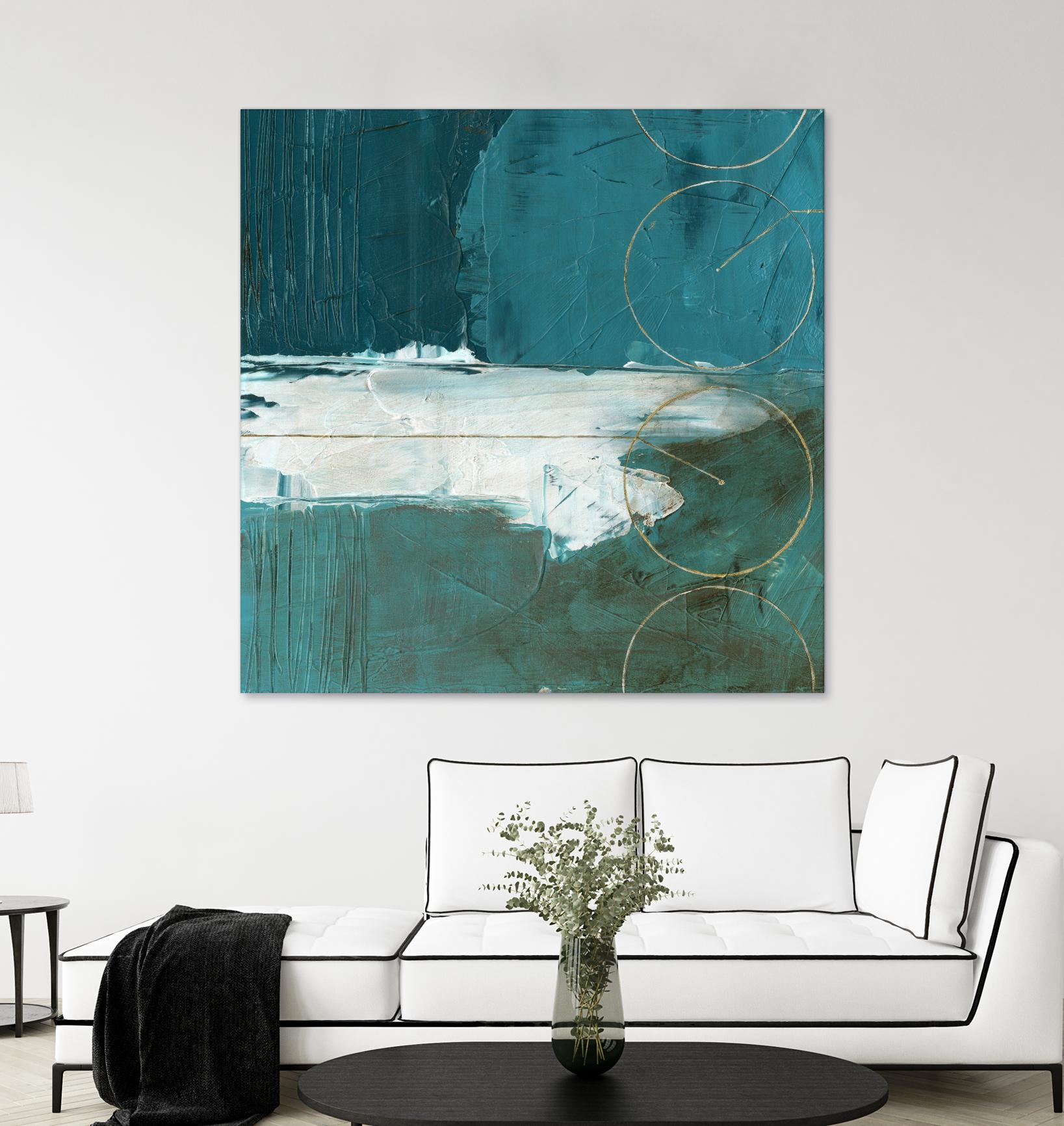 Seabound II by June Erica Vess on GIANT ART - blue abstract