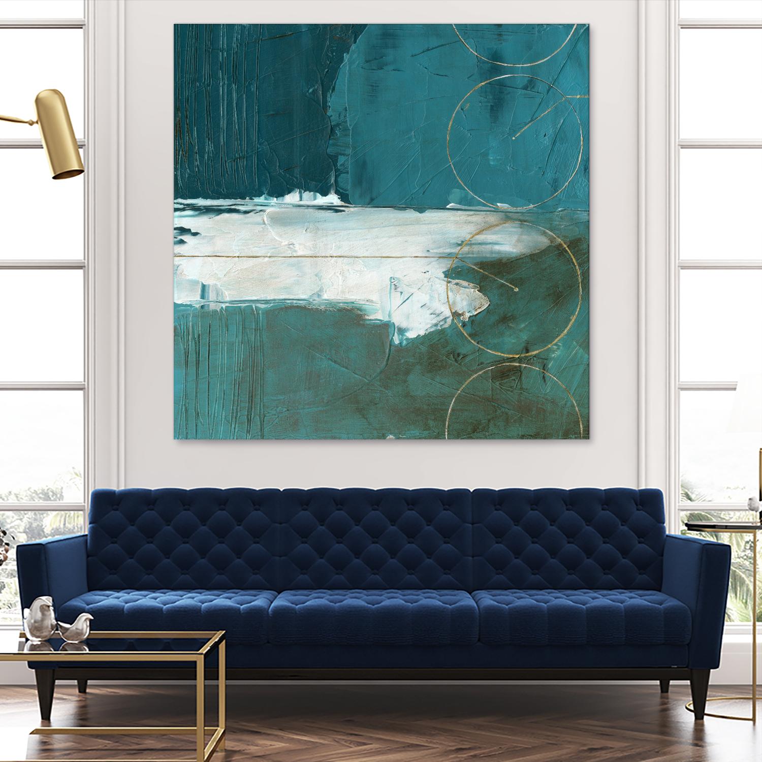 Seabound II by June Erica Vess on GIANT ART - blue abstract