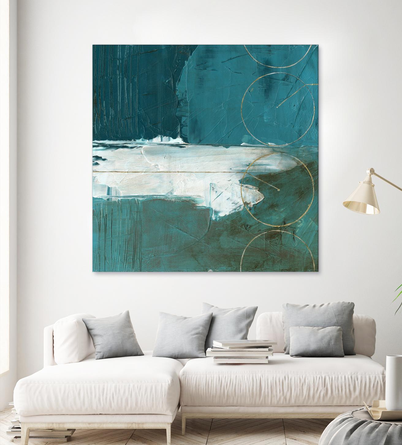 Seabound II by June Erica Vess on GIANT ART - blue abstract