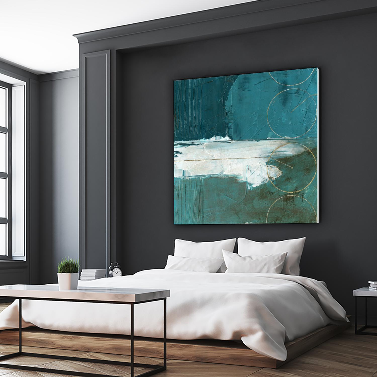 Seabound II by June Erica Vess on GIANT ART - blue abstract